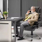 Chaise de bureau de massage 6 points, noire