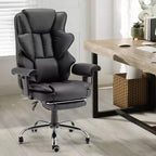 Chaise de bureau de massage 6 points, noire