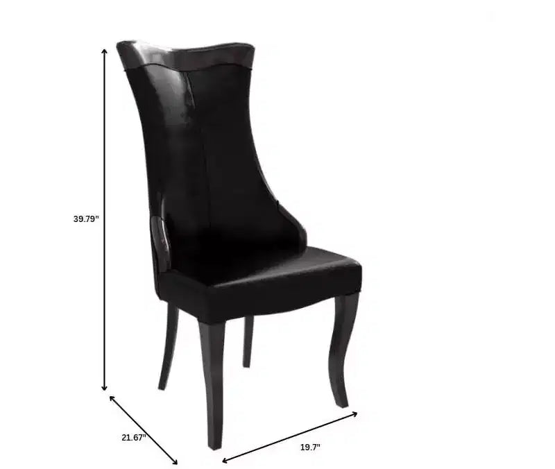 Chaise de salle à manger capitonnée en cuir/velours, chaise de cuisine confortable avec pieds en bois d'hévéa