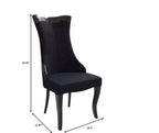 Chaise de salle à manger capitonnée en cuir/velours, chaise de cuisine confortable avec pieds en bois d'hévéa