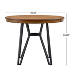 Table de comptoir 4 places 46,85 po avec pieds en épingle