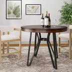 Table de comptoir 4 places 46,85 po avec pieds en épingle