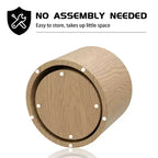 Table basse ronde, aucun assemblage requis, pour salon, bureau ou chambre