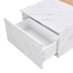 Table basse ronde, aucun assemblage requis, pour salon, bureau ou chambre