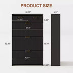 Meuble de rangement à chaussures slim cannelé de 80 cm pour entrée avec 2 tiroirs et étagère réglable