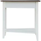 Table d'appoint ronde avec étagère inférieure, table d'appoint élégante avec pieds courbés, table d'appoint stylée pour le rangement du salon