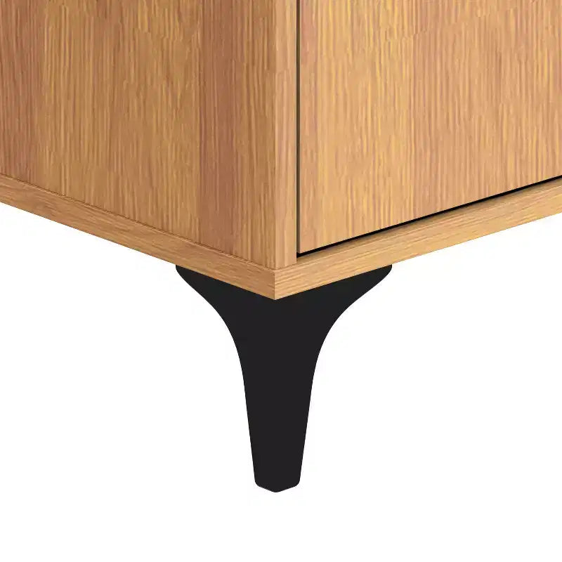 Commode 6 tiroirs (verrouillage) – Noyer ambré