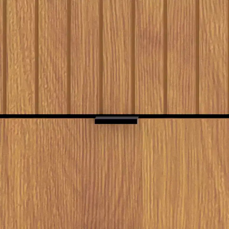 Commode 6 tiroirs (verrouillage) – Noyer ambré