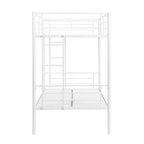 Table d'appoint en forme de C pour canapé – Table de bout moderne, support pour ordinateur portable ou table de chevet compacte – Meuble gain de place (blanc)