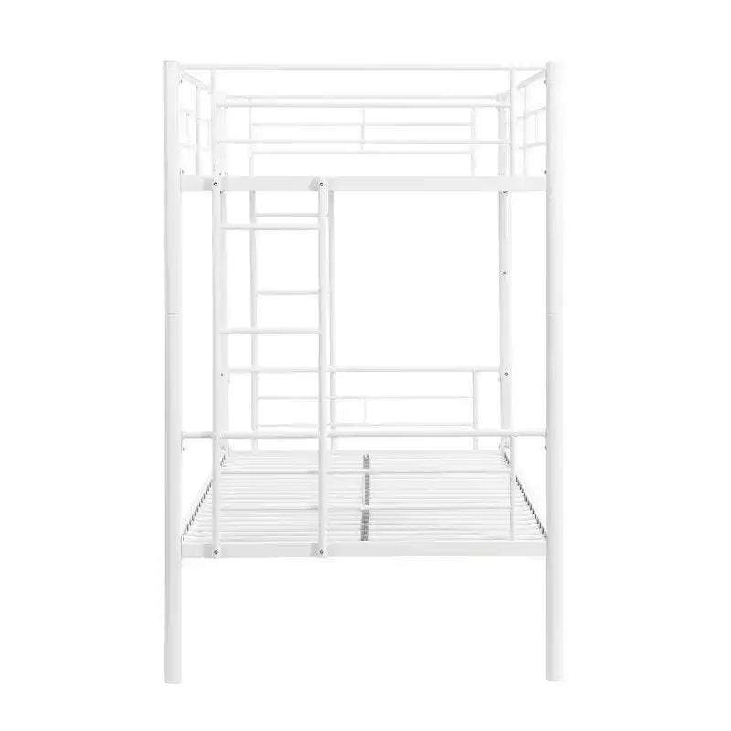 Table d'appoint en forme de C pour canapé – Table de bout moderne, support pour ordinateur portable ou table de chevet compacte – Meuble gain de place (blanc)