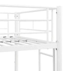 Table d'appoint en forme de C pour canapé – Table de bout moderne, support pour ordinateur portable ou table de chevet compacte – Meuble gain de place (blanc)