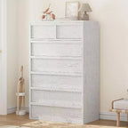 Commode de chambre à 5 ou 7 tiroirs, commode haute moderne avec grand espace de rangement, organisateur en bois pour salon, chambre d'enfant, entrée