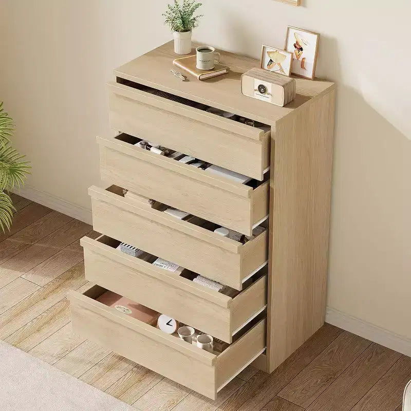 Commode de chambre à 5 ou 7 tiroirs, commode haute moderne avec grand espace de rangement, organisateur en bois pour salon, chambre d'enfant, entrée