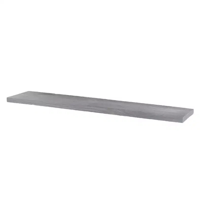 RESTORE Riverstone Grey 36 in. Wood Shelf (Wood Only) by Pipe Decor