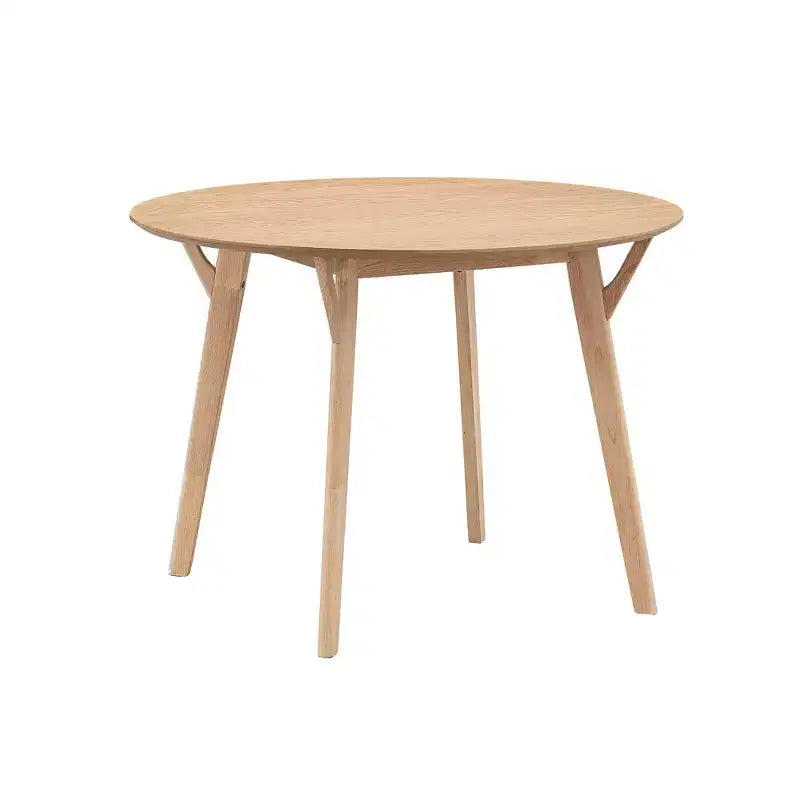 Table de salle à manger moderne de 42 pouces, peu encombrante, pour 2 à 4 personnes, table ronde, table de cuisine pour salon, salle à manger.