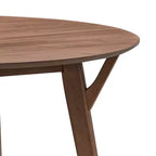 Table de salle à manger moderne de 42 pouces, peu encombrante, pour 2 à 4 personnes, table ronde, table de cuisine pour salon, salle à manger.