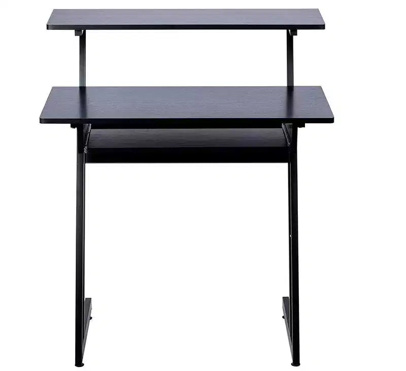 Bureau de studio d'enregistrement avec plateforme surélevée et tiroir pour clavier, Poste de travail de studio, Stable et léger, Pour studio à domicile