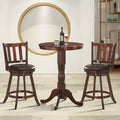 Tabouret de bar pivotant 25'' en cuir rembourré pour cuisine, pub, bistrot, chaise haute