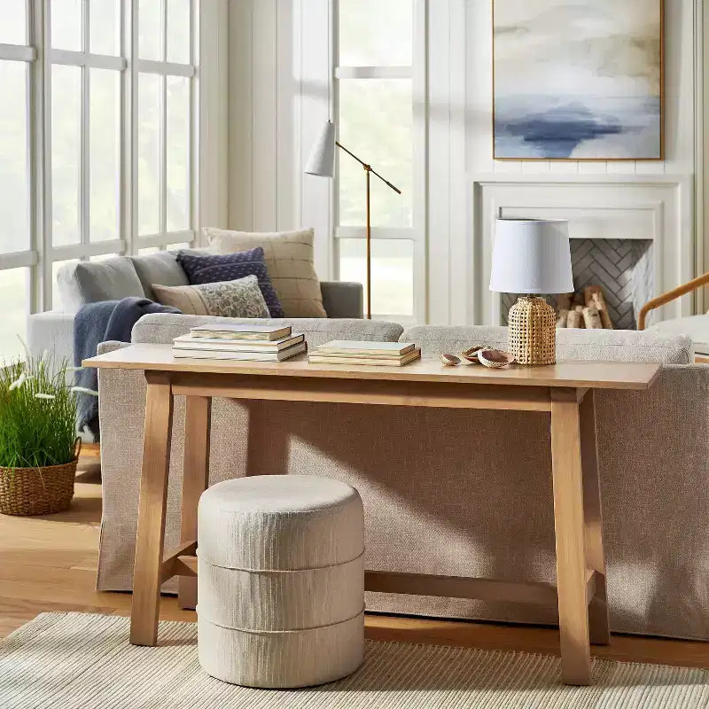 Pouf ottoman rond