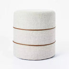Pouf ottoman rond