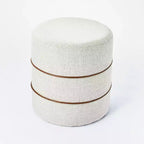 Pouf ottoman rond