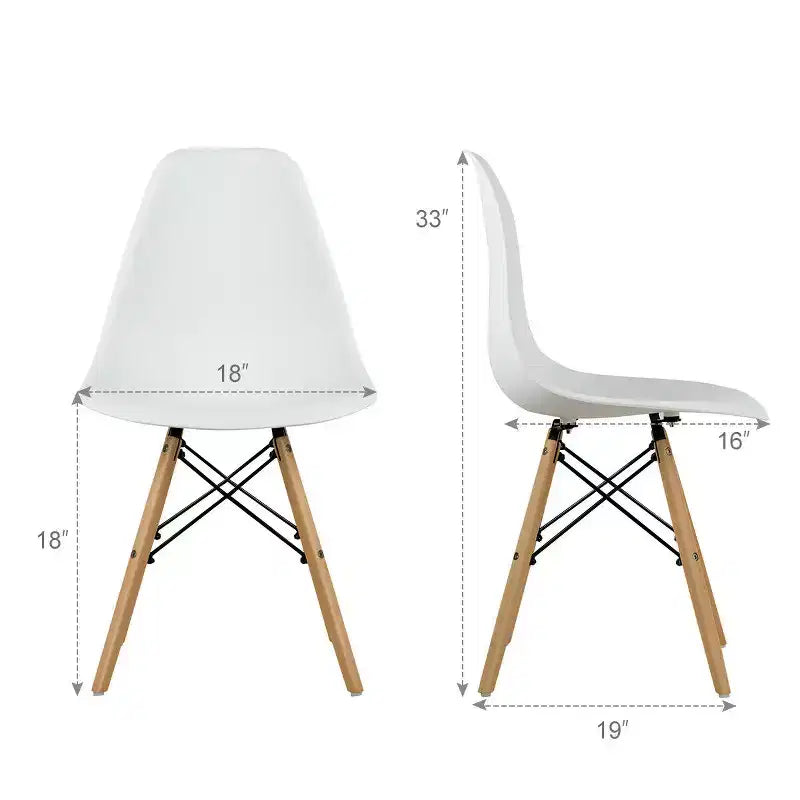 Table d'appoint de style moderne avec rangement, pieds en bois et portes doubles, Blanc/Brun