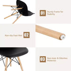 Table d'appoint de style moderne avec rangement, pieds en bois et portes doubles, Blanc/Brun