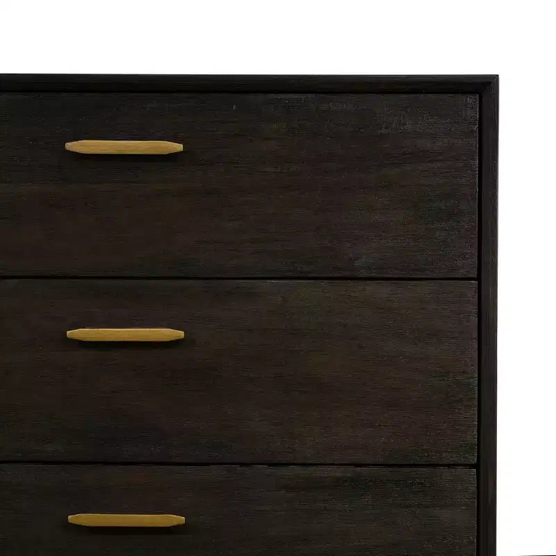 Commode moderne du milieu du siècle à 6 tiroirs