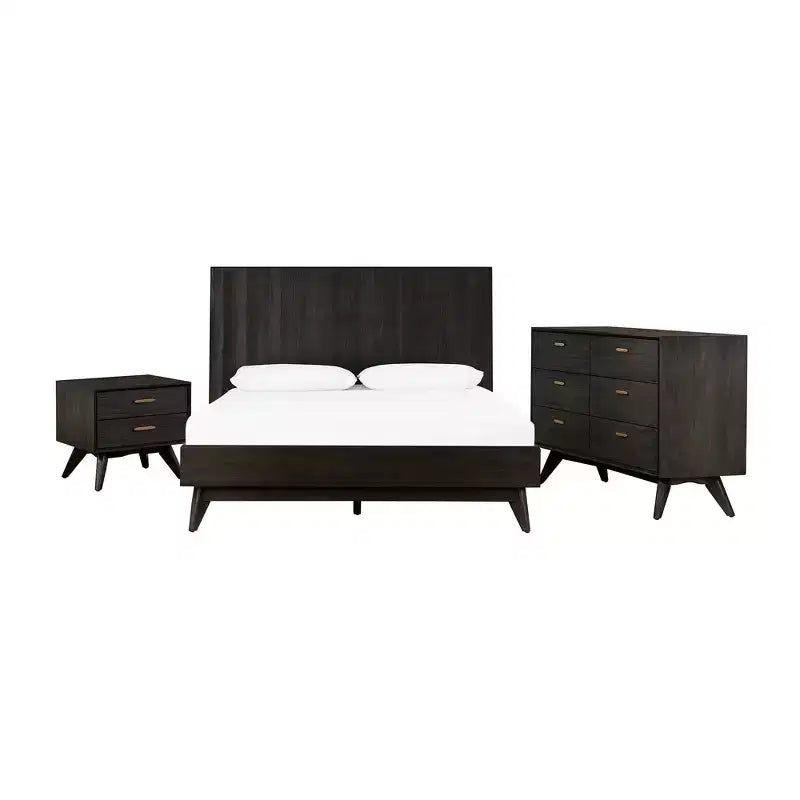 Commode moderne du milieu du siècle à 6 tiroirs