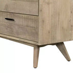 Commode moderne du milieu du siècle à 6 tiroirs