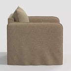 Fauteuil décontracté avec coutures anglaises