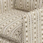 Fauteuil décontracté avec coutures anglaises