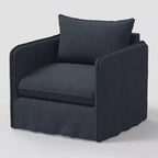 Fauteuil décontracté avec coutures anglaises