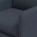 Fauteuil décontracté avec coutures anglaises