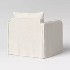 Fauteuil décontracté avec coutures anglaises